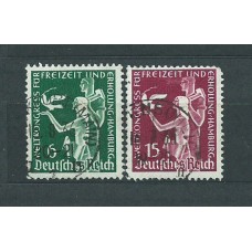 Alemania Imperio Correo 1936 Yvert 577/8 usado