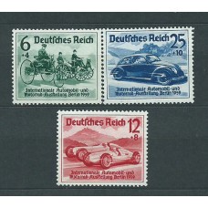 Alemania Imperio Correo 1939 Yvert 627/9 * Mh Coches