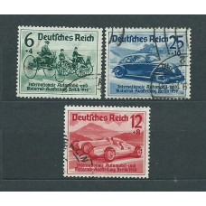 Alemania Imperio Correo 1939 Yvert 627/9 usado Coches