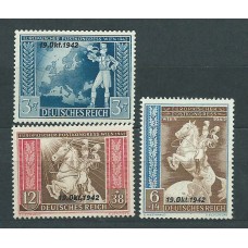 Alemania Imperio Correo 1942 Yvert 746A/C ** Mnh