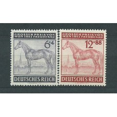 Alemania Imperio Correo 1943 Yvert 777/8 * Mh Deportes Hipica