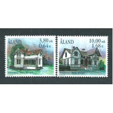 Aland Correo Yvert 179/80 Mnh ** Arquitectura