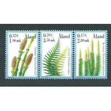 Aland Correo Yvert 187/9 Mnh ** Flora