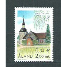 Aland Correo Yvert 197 Mnh ** Iglesia