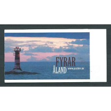 Aland Correo Yvert 296 Carnet Mnh ** Faros