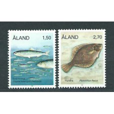 Aland Correo Yvert 38/40 Mnh ** Peces