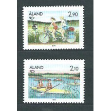 Aland Correo Yvert 51/52 Mnh ** Deportes