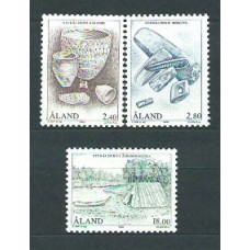 Aland Correo Yvert 88/90 Mnh ** Arqueología