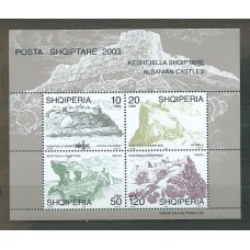 Albania Hojas 2003 Yvert 111 ** Mnh Castillos