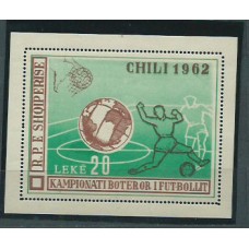 Albania Hojas 1962 Yvert 6C ** Mnh Fútbol