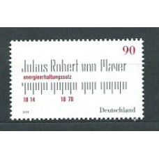 Alemania Federal Correo 2014 Yvert 2925 ** Mnh 200 Anº Julius Robert