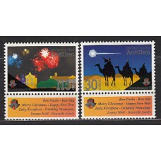 Antillas Holandesas Correo 1995 Yvert 1029/30 ** Mnh Navidad