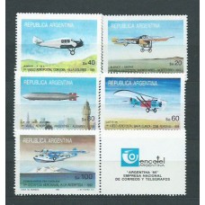 Argentina - Correo 1985 Yvert 1457/61 ** Mnh Aviones