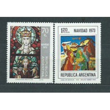 Argentina - Correo 1973 Yvert 960/1 ** Mnh Navidad