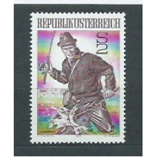 Austria - Correo 1971 Yvert 1207 ** Mnh Pesca Deportiva