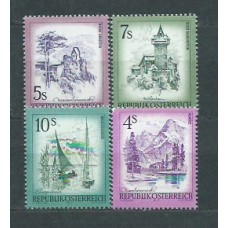 Austria - Correo 1973 Yvert 1259/62 ** Mnh Paisajes