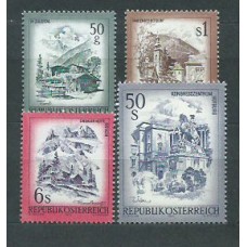 Austria - Correo 1975 Yvert 1303/1306 ** Mnh Paisajes