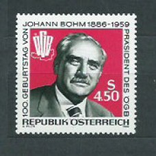 Austria - Correo 1986  Yvert 1666 ** Mnh Personaje