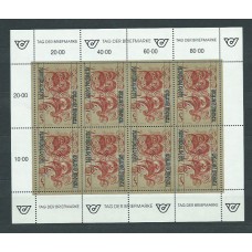 Austria - Correo 1991 Yvert 1861 minipliego ** Mnh Dia del Sello