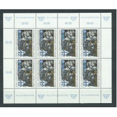 Austria - Correo 1993 Yvert 1926 minipliego ** Mnh Dia del Sello