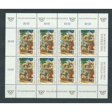 Austria - Correo 1994 Yvert 1956 minipliego ** Mnh Dia del Sello