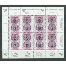 Austria - Correo 1997 Yvert 2049 Minipliego ** Mnh Dia del Sello