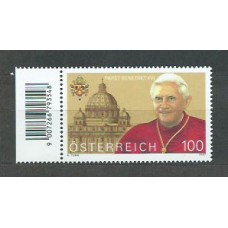 Austria - Correo 2007 Yvert 2477 ** Mnh Benedicto XVI