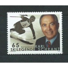 Austria - Correo 2008 Yvert 2613 ** Mnh Deportes ski