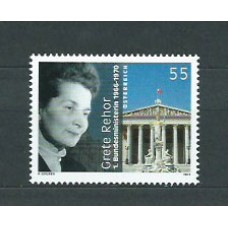 Austria - Correo 2010 Yvert 2708 ** Mnh Greta Rehor