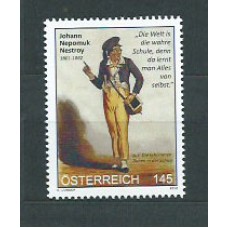 Austria - Correo 2012 Yvert 2828 ** Mnh Nestroy músico