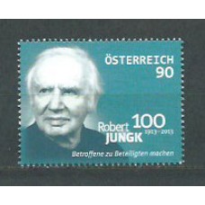 Austria - Correo 2013 Yvert 2902 ** Mnh  Robert Jungk