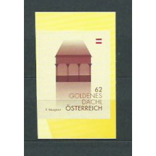 Austria - Correo 2013 yvert 2919 ** Mnh Goldenes Dachl Adh de Carnet -