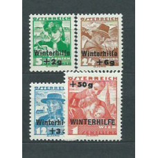 Austria - Correo 1935 Yvert 467/70 * Mh