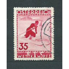 Austria - Correo 1936 Yvert 479 usado Deportes