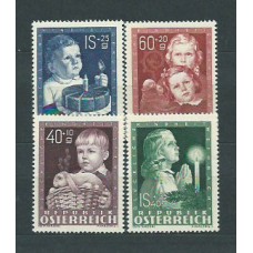 Austria - Correo 1949 Yvert 765/8 (*) Mng