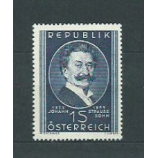 Austria - Correo 1949 Yvert 769 * Mh Música Strauss