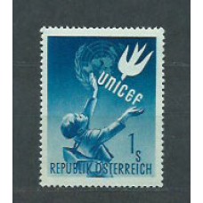 Austria - Correo 1949 Yvert 777 * Mh Unicef