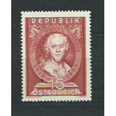 Austria - Correo 1951 Yvert 799 * Mh Personaje Pintor