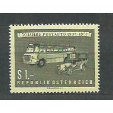 Austria - Correo 1957 Yvert 867 * Mh Coches