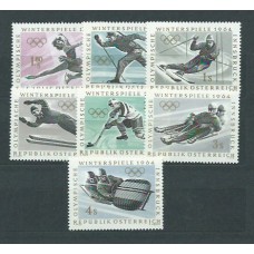 Austria - Correo 1963 Yvert 974/80 ** Mnh Juegos Olimpicos Insbruck