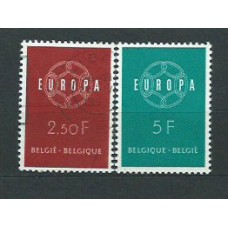 Belgica - Correo 1959 Yvert 1111/2 usado Tema Europa