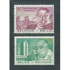 Belgica - Correo 1963 Yvert 1269/70 ** Personajes