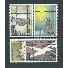 Belgica - Correo 1965 Yvert 1329/32 ** Mnh Liberación campos de concentración