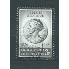 Belgica - Correo 1965 Yvert 1359 usado Reina Elisabeth