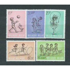 Belgica - Correo 1966 Yvert 1399/403 ** Mnh Juegos infantiles