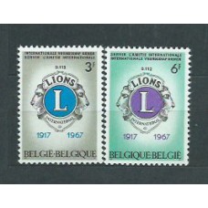 Belgica - Correo 1966 Yvert 1404/5 ** Mnh Lions