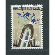 Belgica - Correo 1967 Yvert 1417 usado Flores