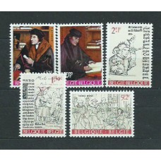 Belgica - Correo 1967 Yvert 1427/31 ** Mnh Erasmus