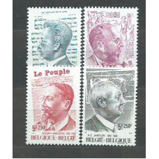 Belgica - Correo 1977 Yvert 1872/5 ** Mnh Personajes