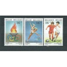 Belgica - Correo 1994 Yvert 2537/9 ** Mnh Deportes